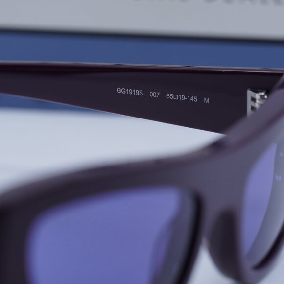 Final Price! Gucci GG1919S 007 Plum/Violet Sunglasses main image 6